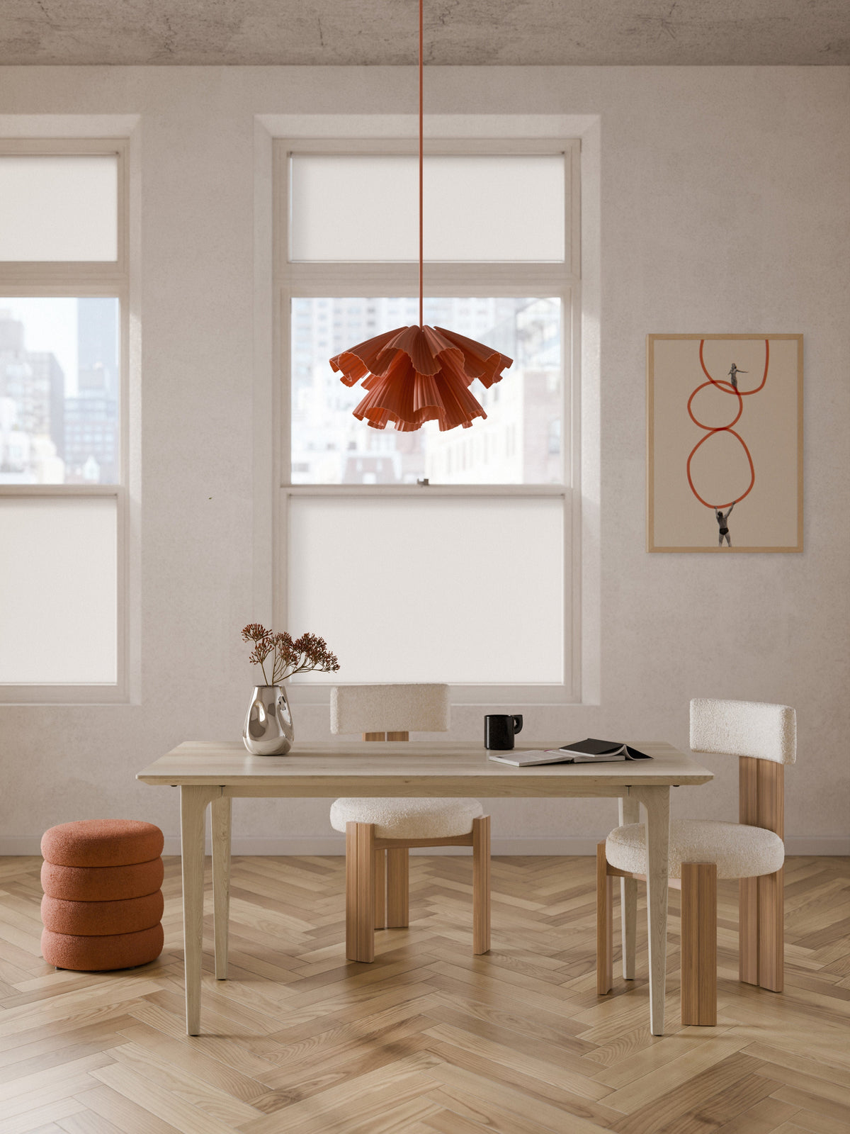 Archie Dining Table in Oak, in Various Sizes