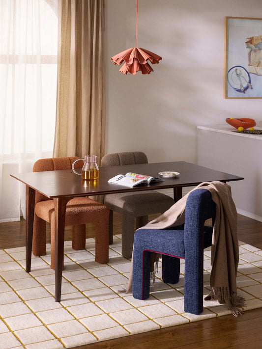 Archie Dining Table in Mango Wood, in Various Sizes