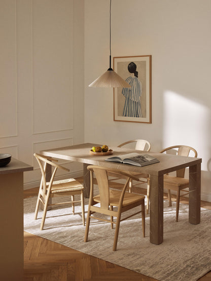 Carl Dining Table in Marble Look, 180 x 90 cm