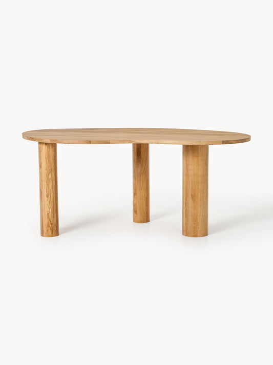 Naruto Dining Table in Oak with Organic Shape, in Various Sizes