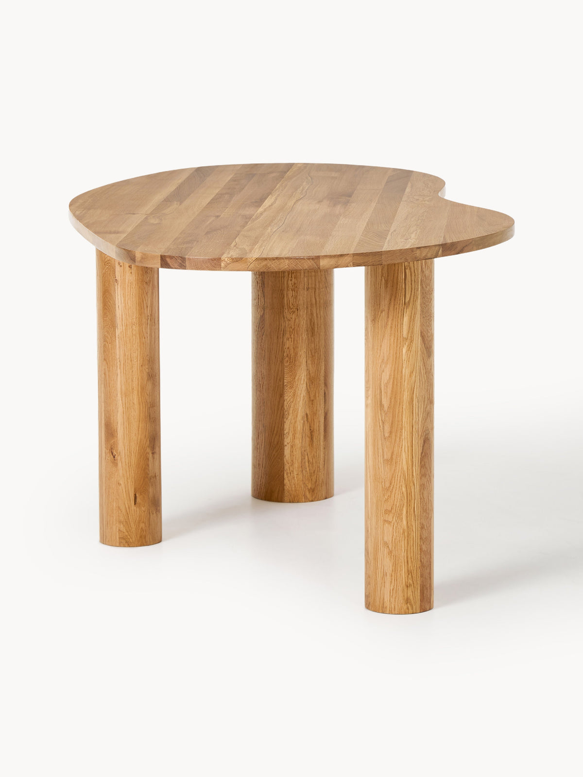 Naruto Dining Table in Oak with Organic Shape, in Various Sizes