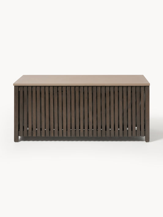 Arkin Acacia Wood Garden Storage Box with Insert, W 129 cm