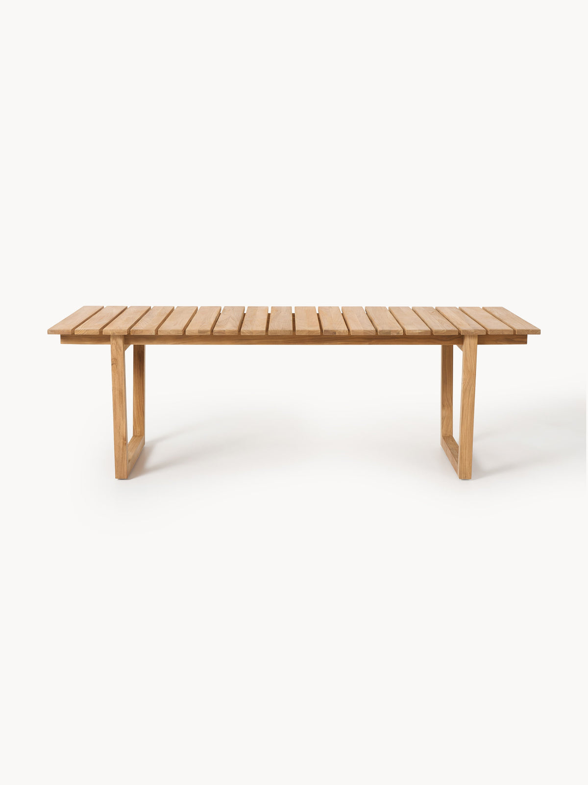 Eiko Garden Table in Teak Wood, 229 x 100 cm