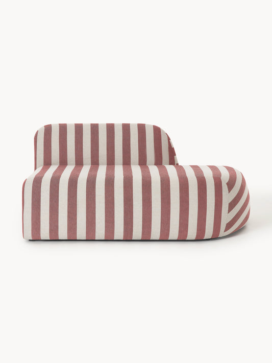 Wolke Striped Chaise Module