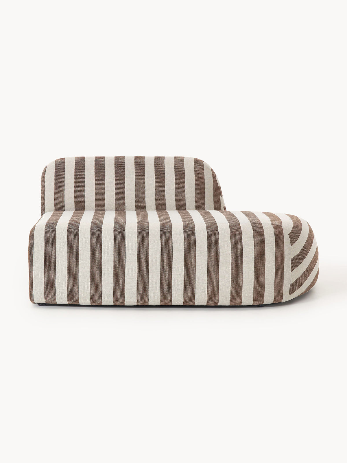 Wolke Striped Chaise Module