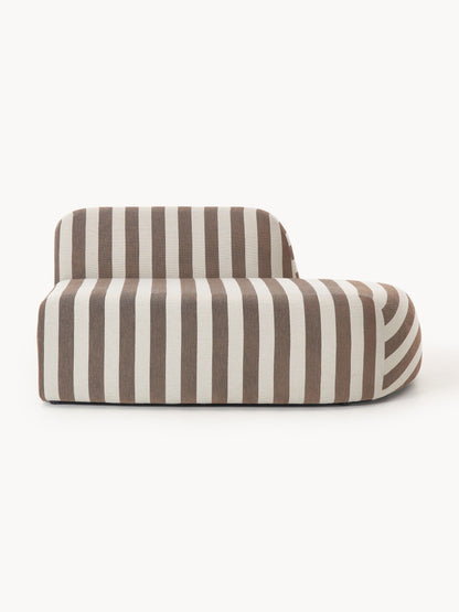 Wolke Striped Chaise Module
