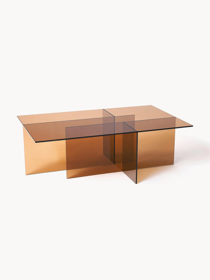 Anouk Glass Coffee Table, W 102 cm