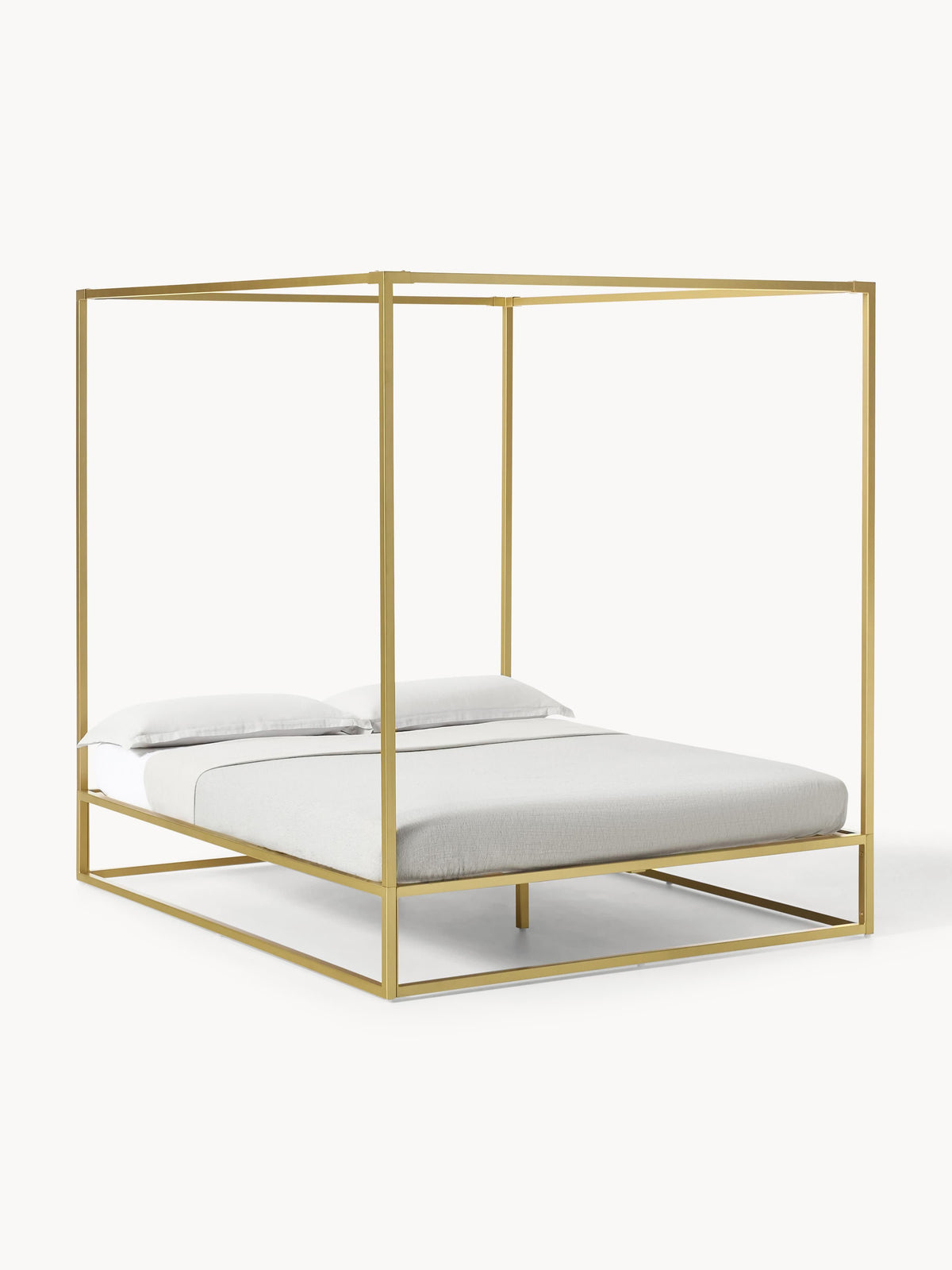 Belle Four-Poster Bed in Metal