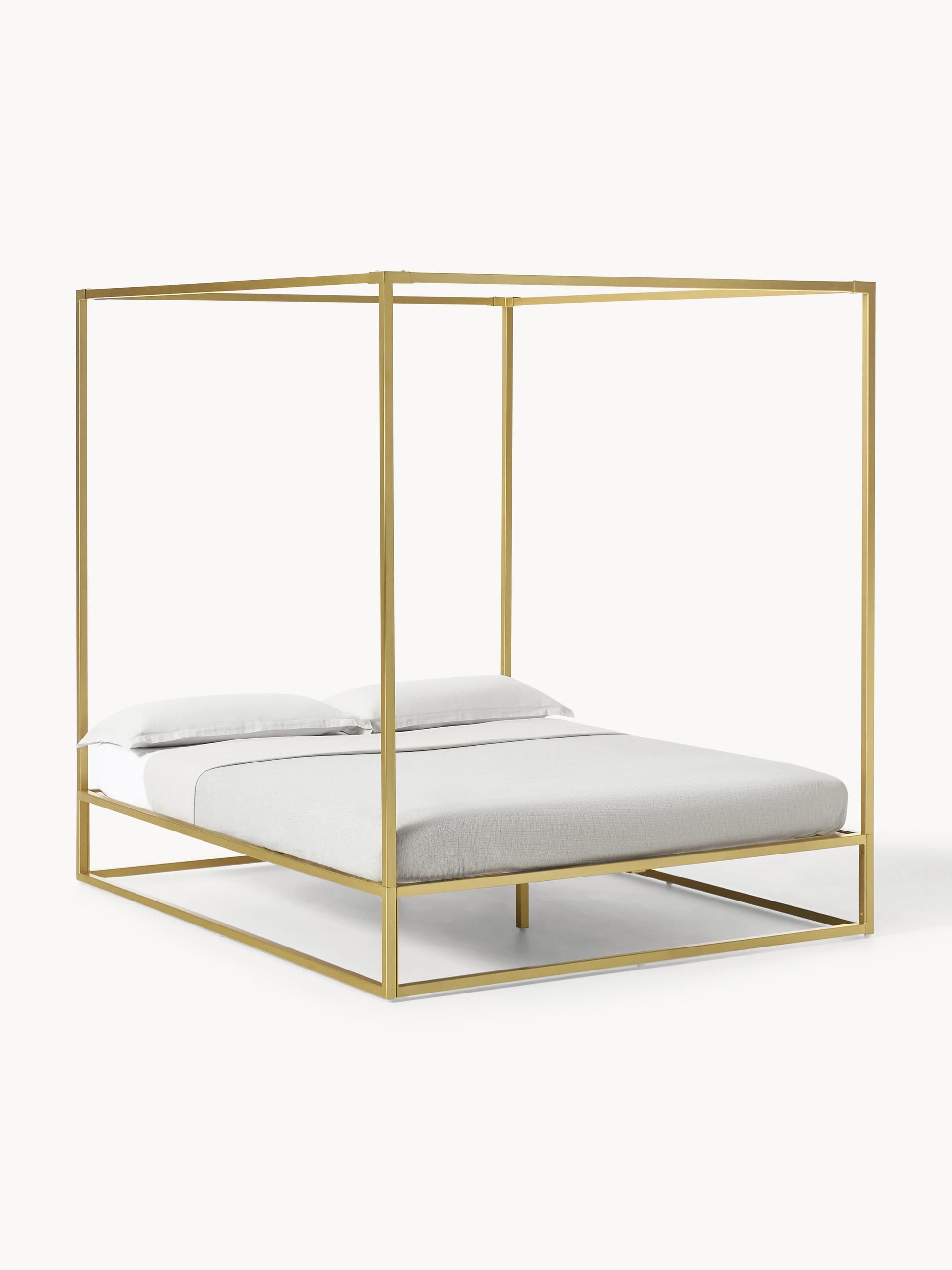 Belle Four-Poster Bed in Metal