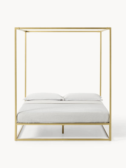 Belle Four-Poster Bed in Metal