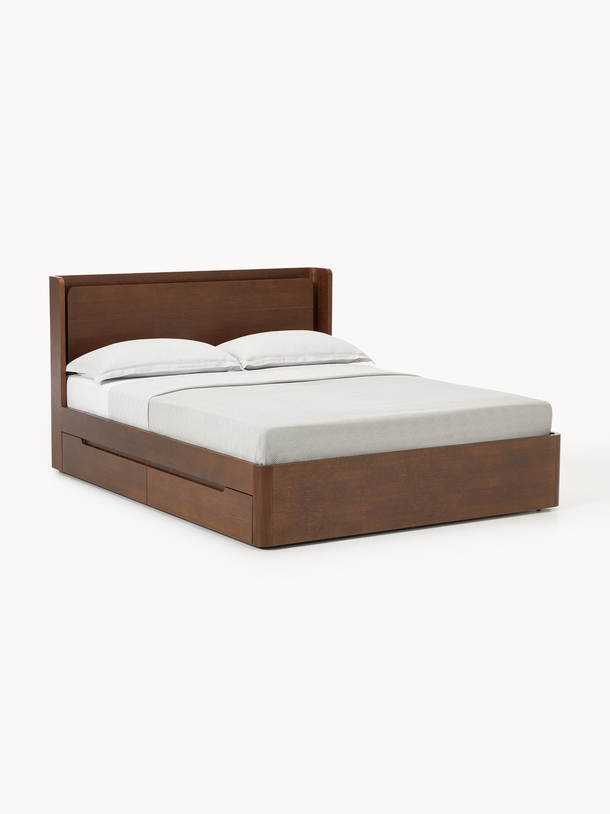 Allow Wooden Bed with Drawers