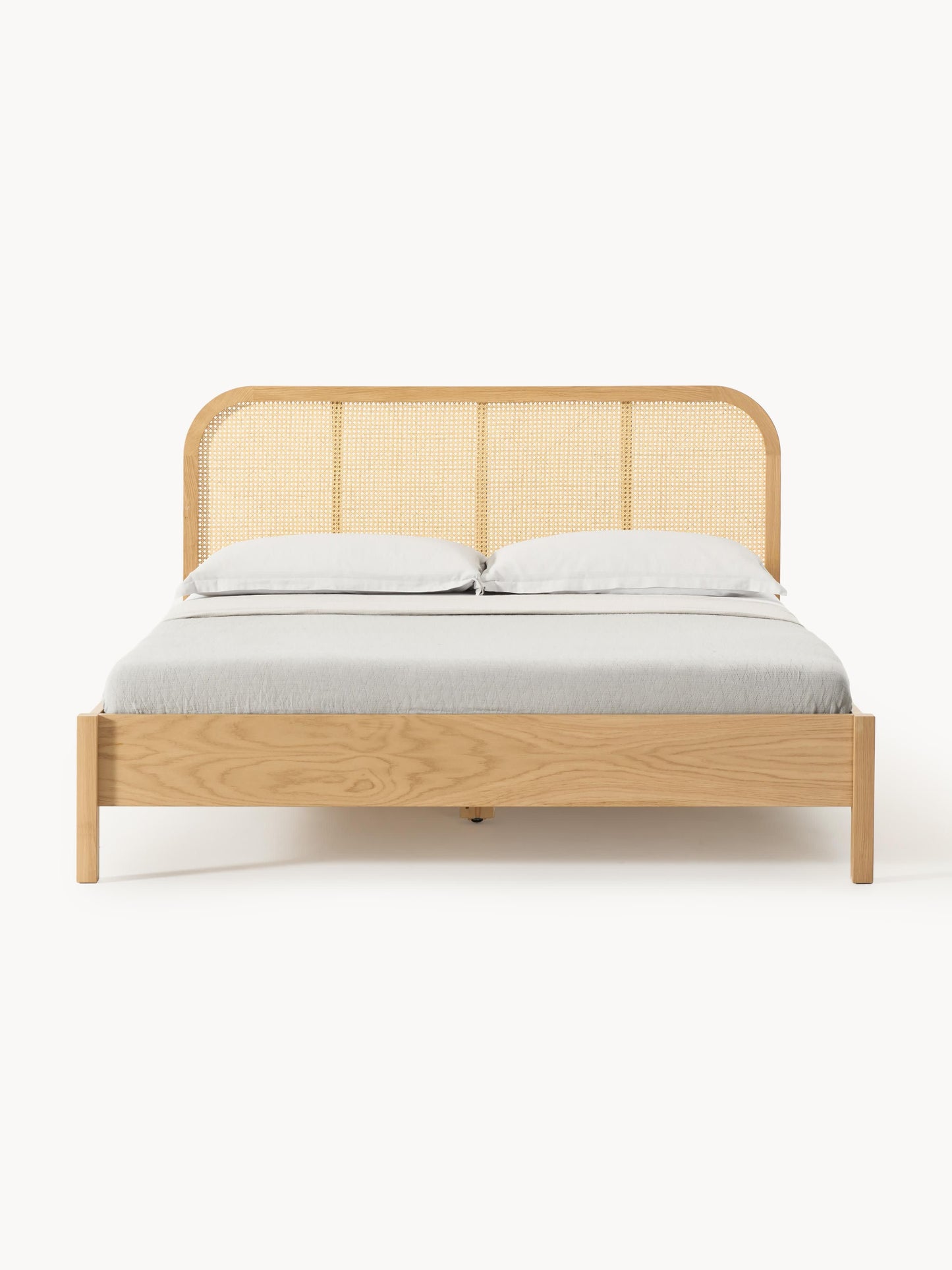 Jones Wooden Bed with Vienna Cane Headboard