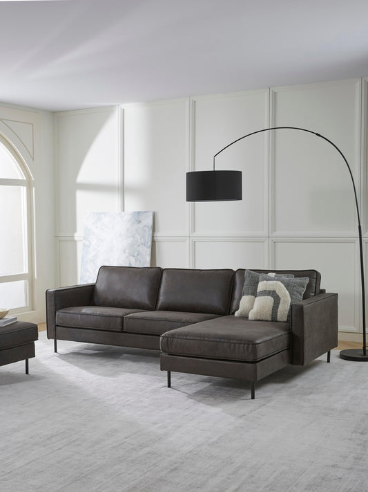 Hunter Leather Corner Sofa (3-Seater)