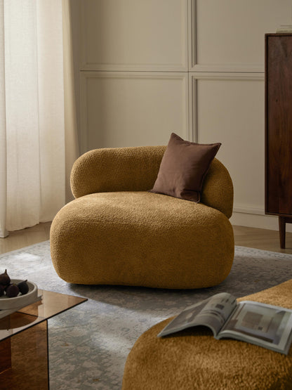 Alba Teddy Bouclé Lounge Chair