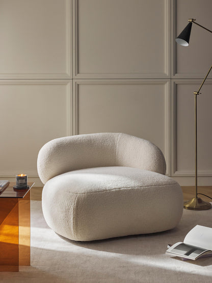 Alba Teddy Fur Lounge Chair