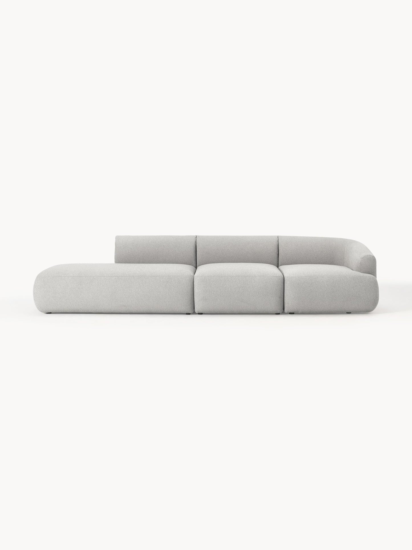 Sofia Modular Bouclé Chaise (2-Seater)