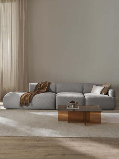 Sofia Modular Bouclé Chaise (2-Seater)