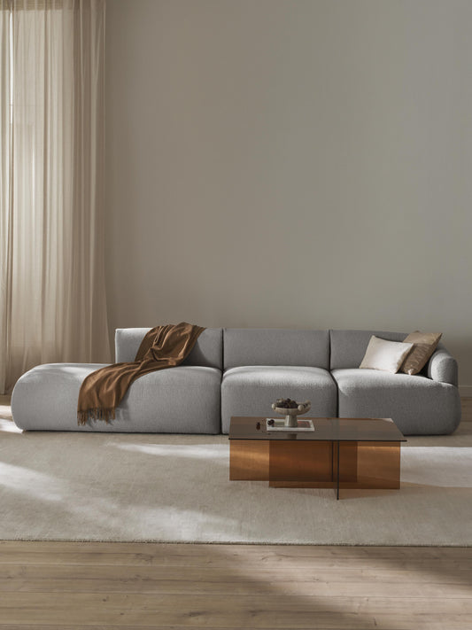 Sofia Modular Bouclé Chaise (2-Seater)