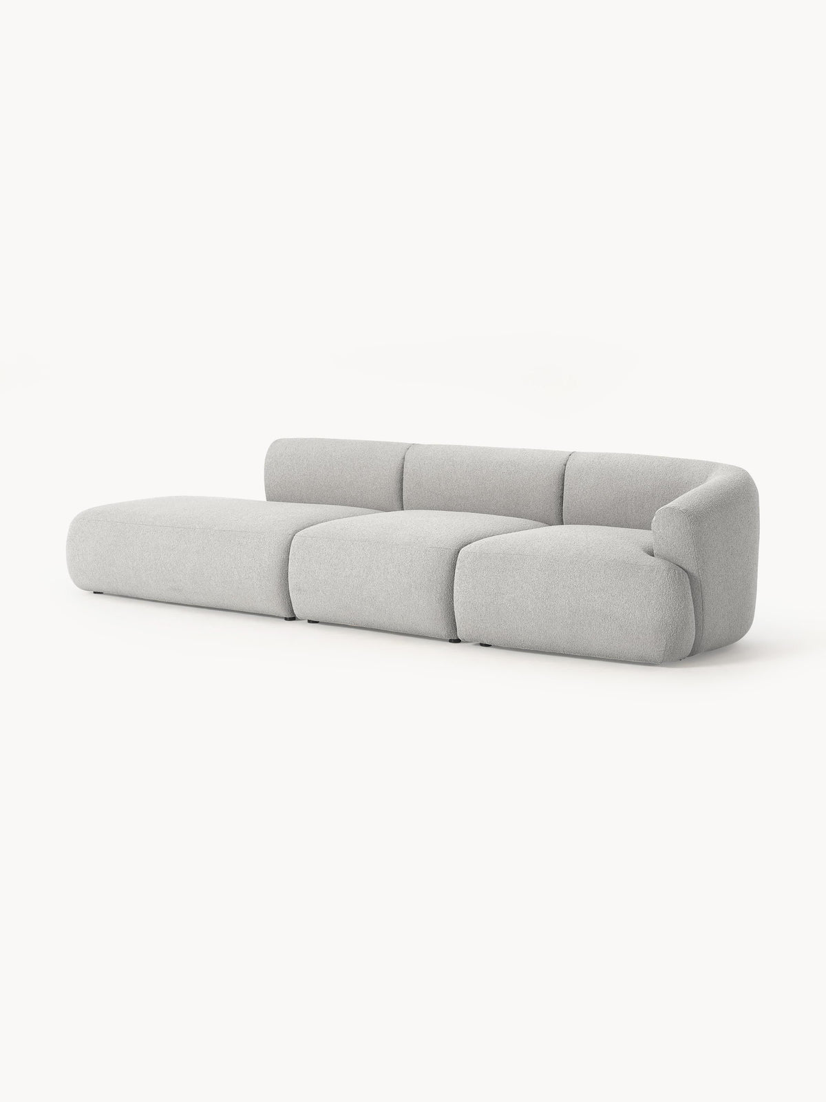 Sofia Modular Bouclé Chaise (2-Seater)
