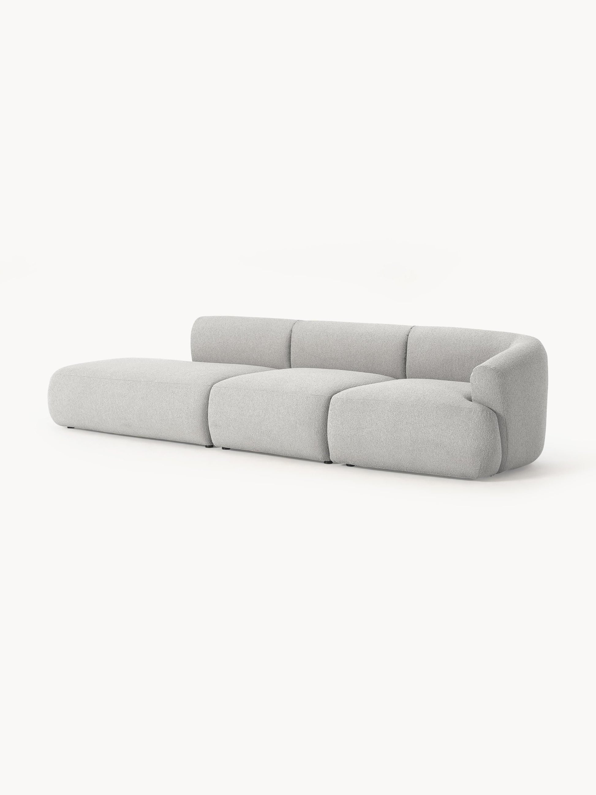 Sofia Modular Bouclé Chaise (2-Seater)