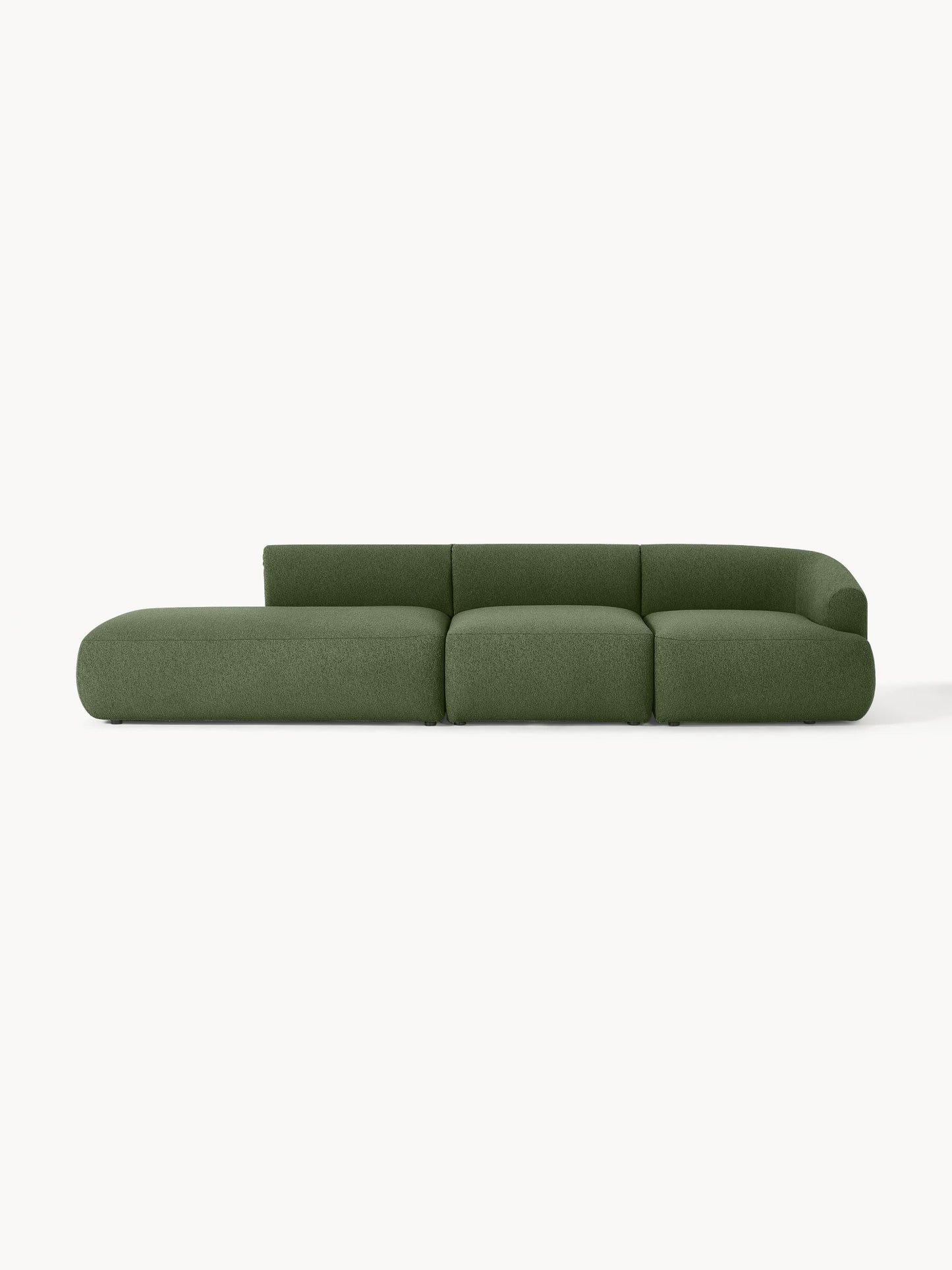 Sofia Modular Bouclé Chaise (2-Seater)