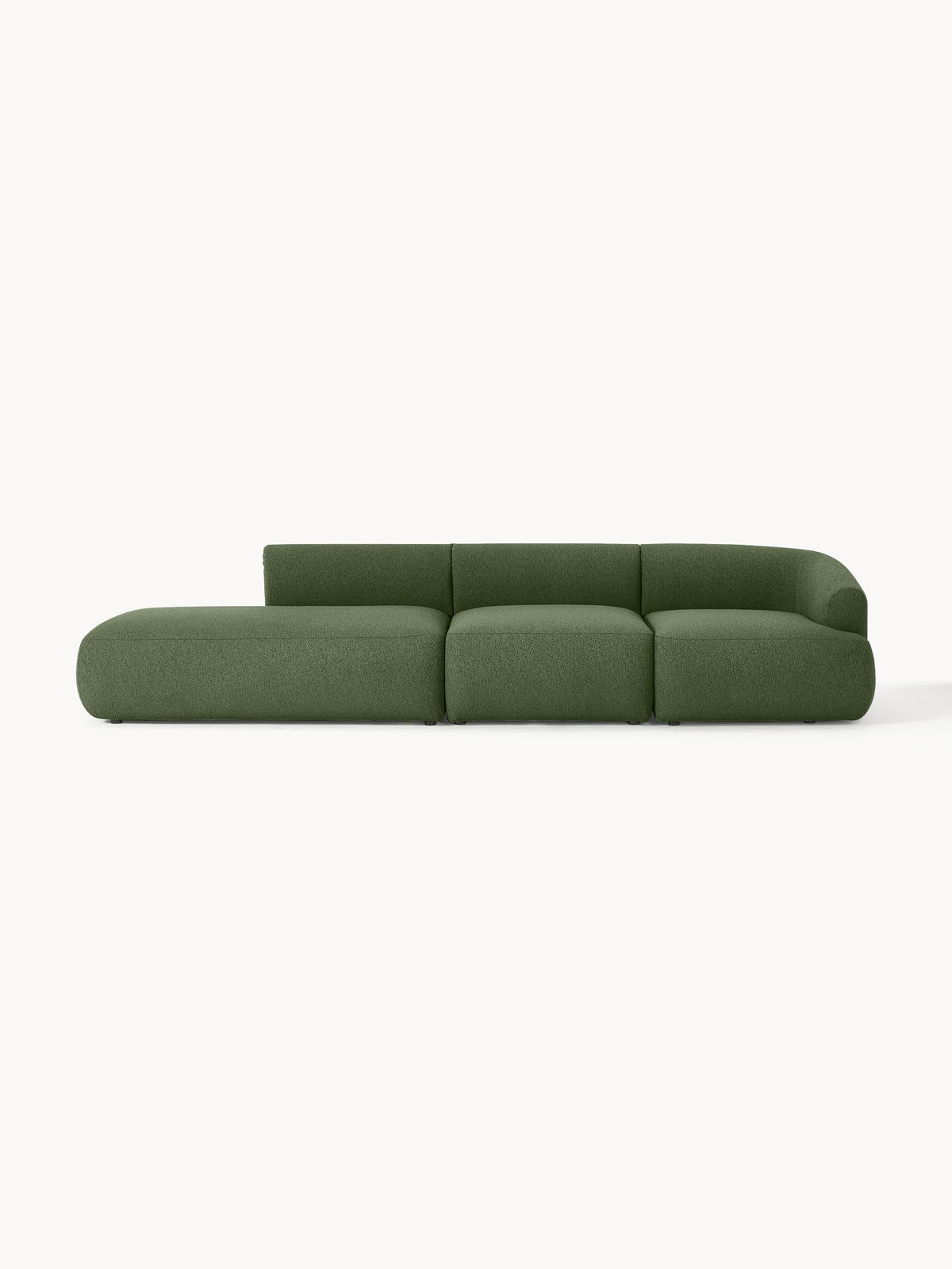 Sofia Modular Bouclé Chaise (2-Seater)