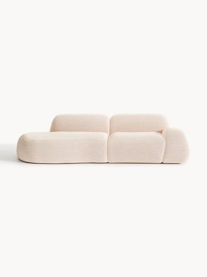 Wolke Modular Bouclé Chaise (3-Seater)