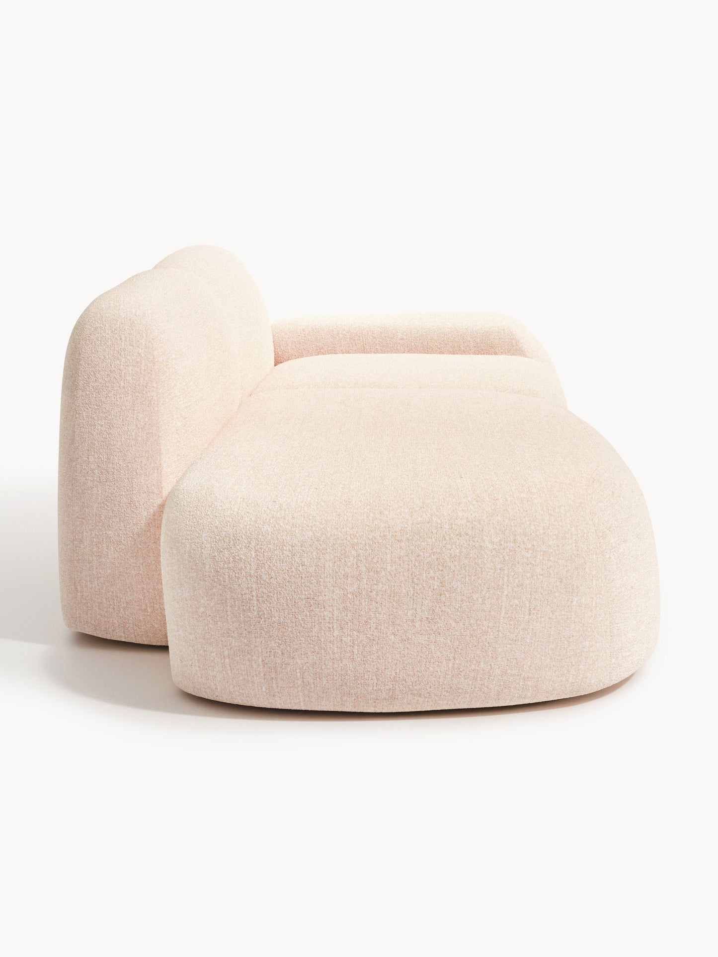 Wolke Modular Bouclé Chaise (3-Seater)