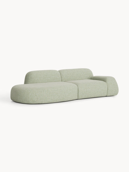 Wolke Modular Bouclé Chaise (3-Seater)