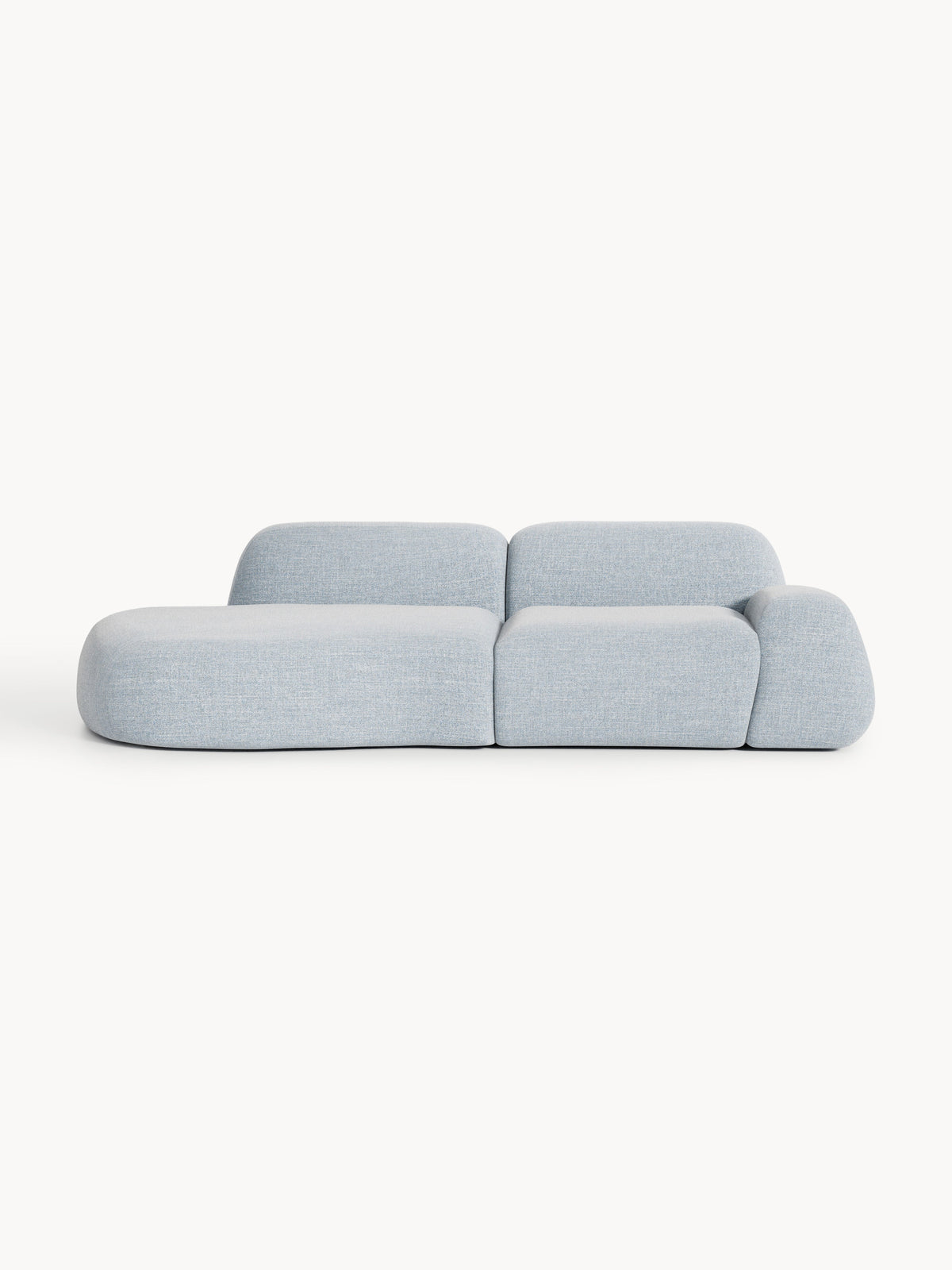 Wolke Modular Bouclé Chaise (3-Seater)