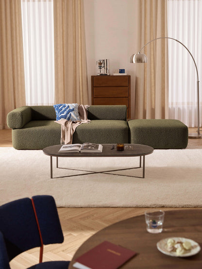 Anton Modular Bouclé Ottoman