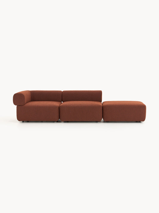 Anton Modular Bouclé Ottoman