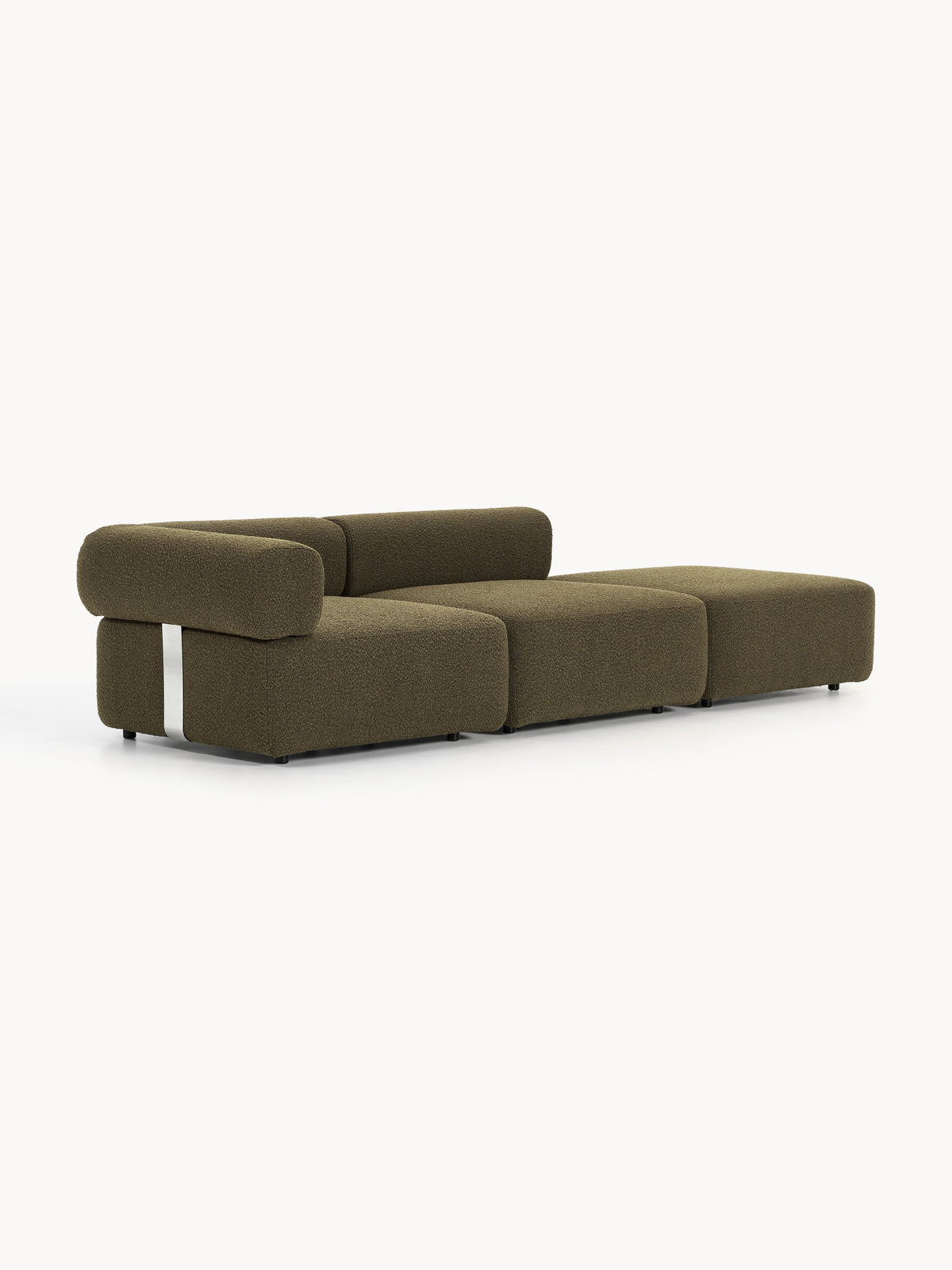 Anton Modular Bouclé Ottoman