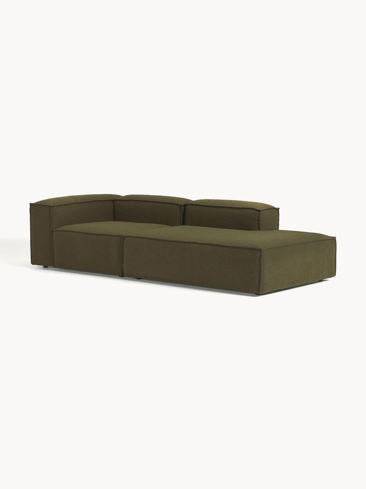 Lennon Modular Ottoman in Bouclé
