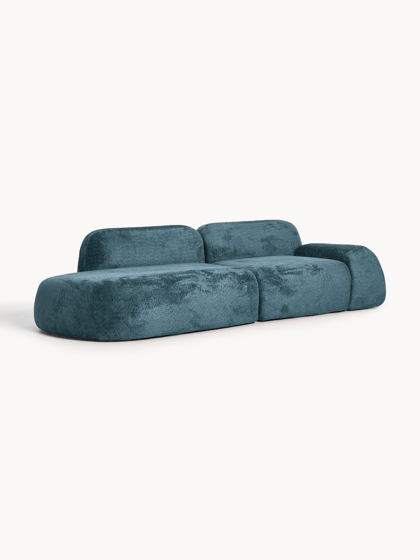 Wolke Modular Teddy Bouclé Chaise (3-Seater)