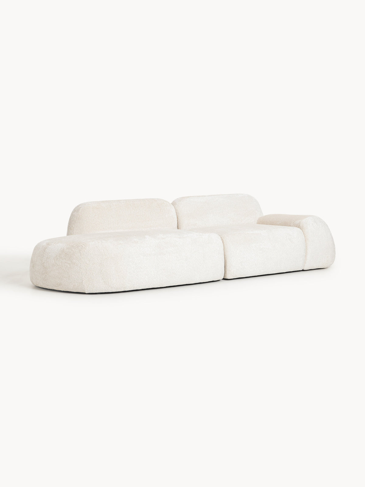 Wolke Modular Teddy Bouclé Chaise (3-Seater)