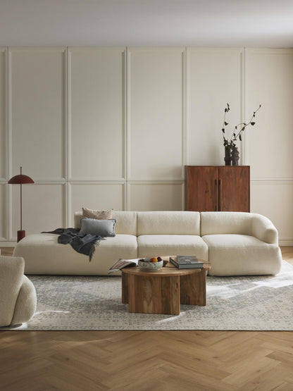 Sofia Modular Teddy Ottoman (3-Seater)