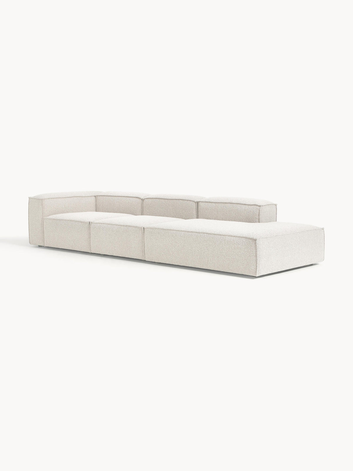 Lennon Modular XL Ottoman in Bouclé