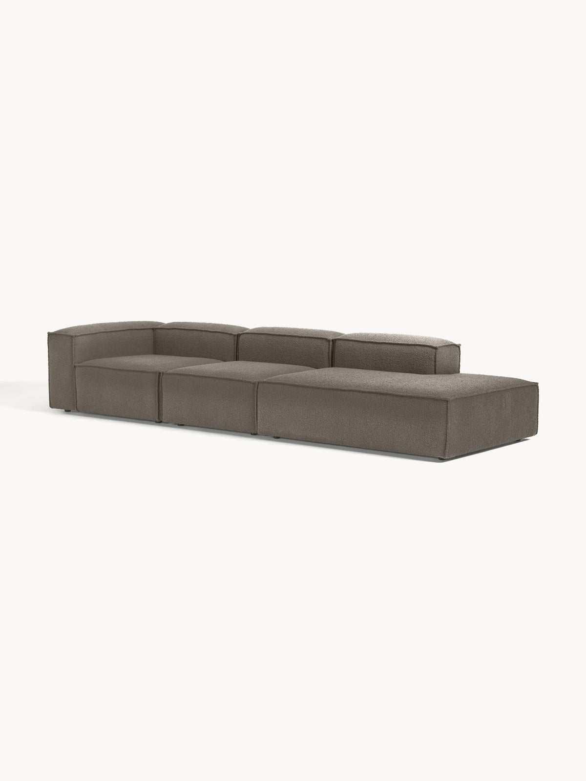 Lennon Modular XL Ottoman in Bouclé