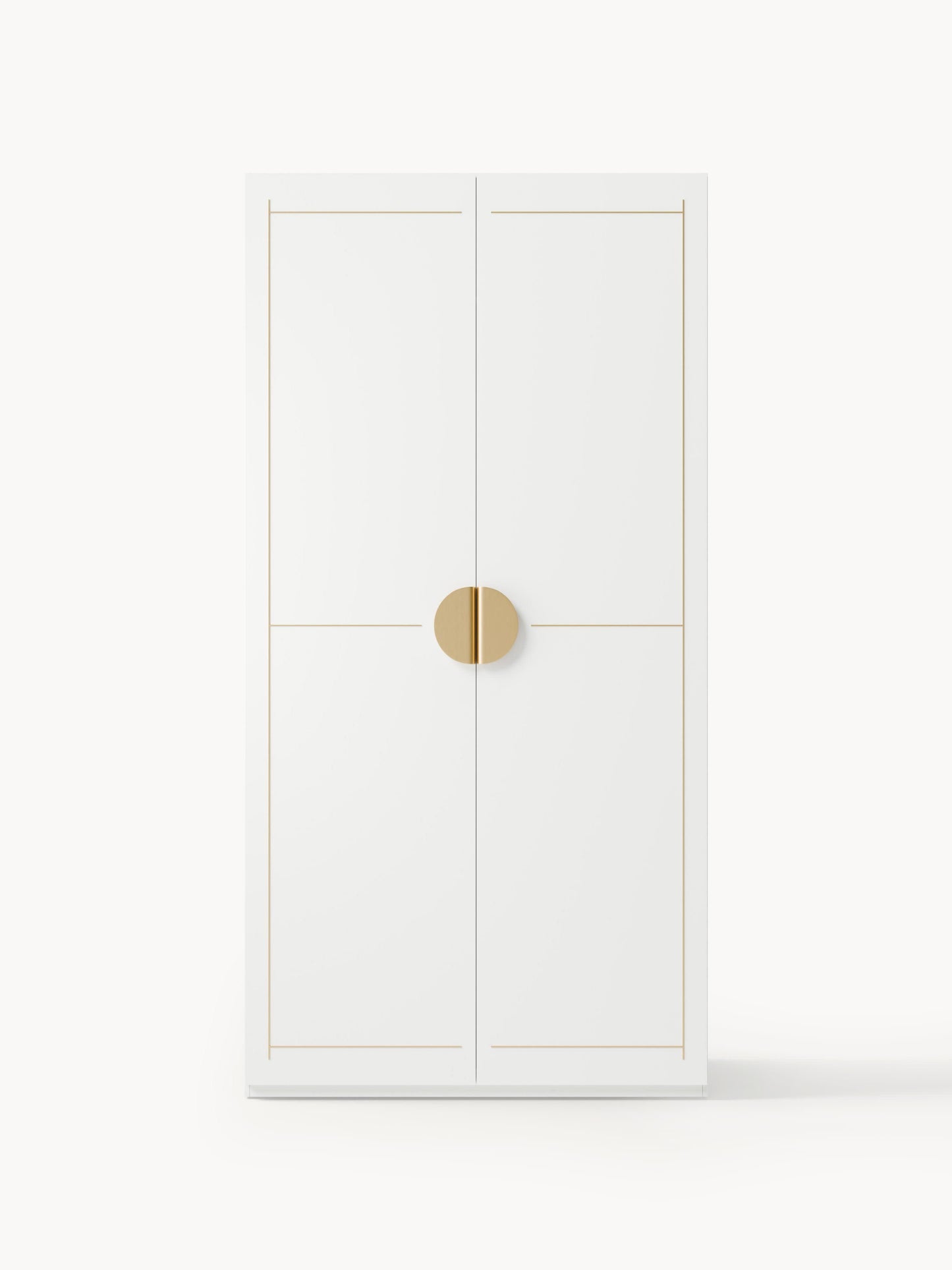Denise Modular Hinged-Door Wardrobe, 100 cm Wide, in Various Sizes