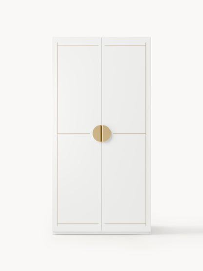 Denise Modular Hinged-Door Wardrobe, 100 cm Wide, in Various Sizes
