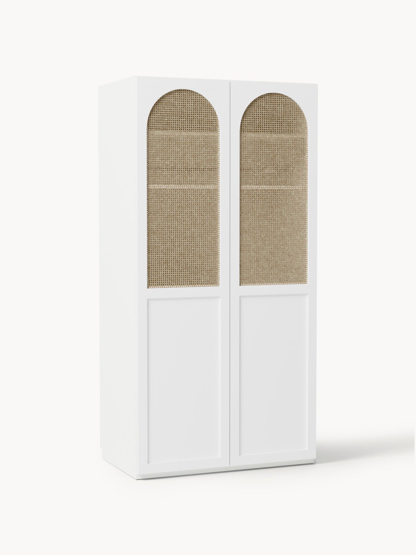 Jeanne Modular Hinged-Door Wardrobe, 100 cm Wide, in Various Sizes