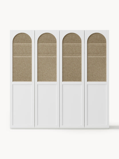 Jeanne Modular Hinged-Door Wardrobe, 200 cm Wide, in Various Sizes