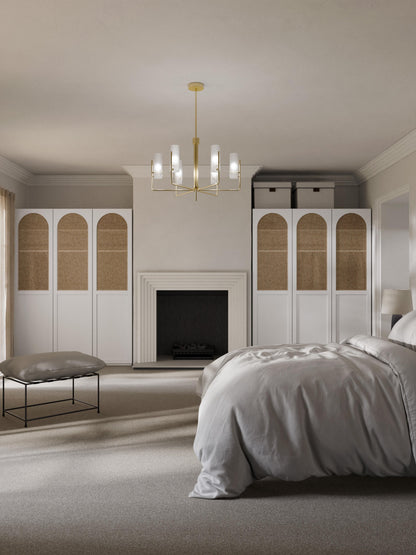 Jeanne Modular Hinged-Door Wardrobe, 50 cm Wide, in Various Sizes