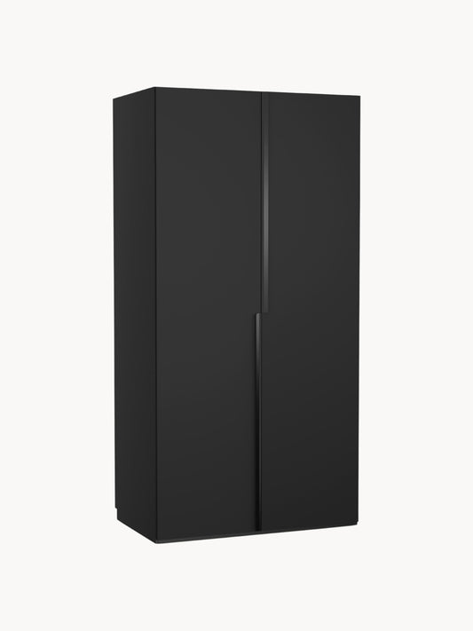 Leon Modular Hinged-Door Wardrobe, 100 cm Wide, in Various Sizes