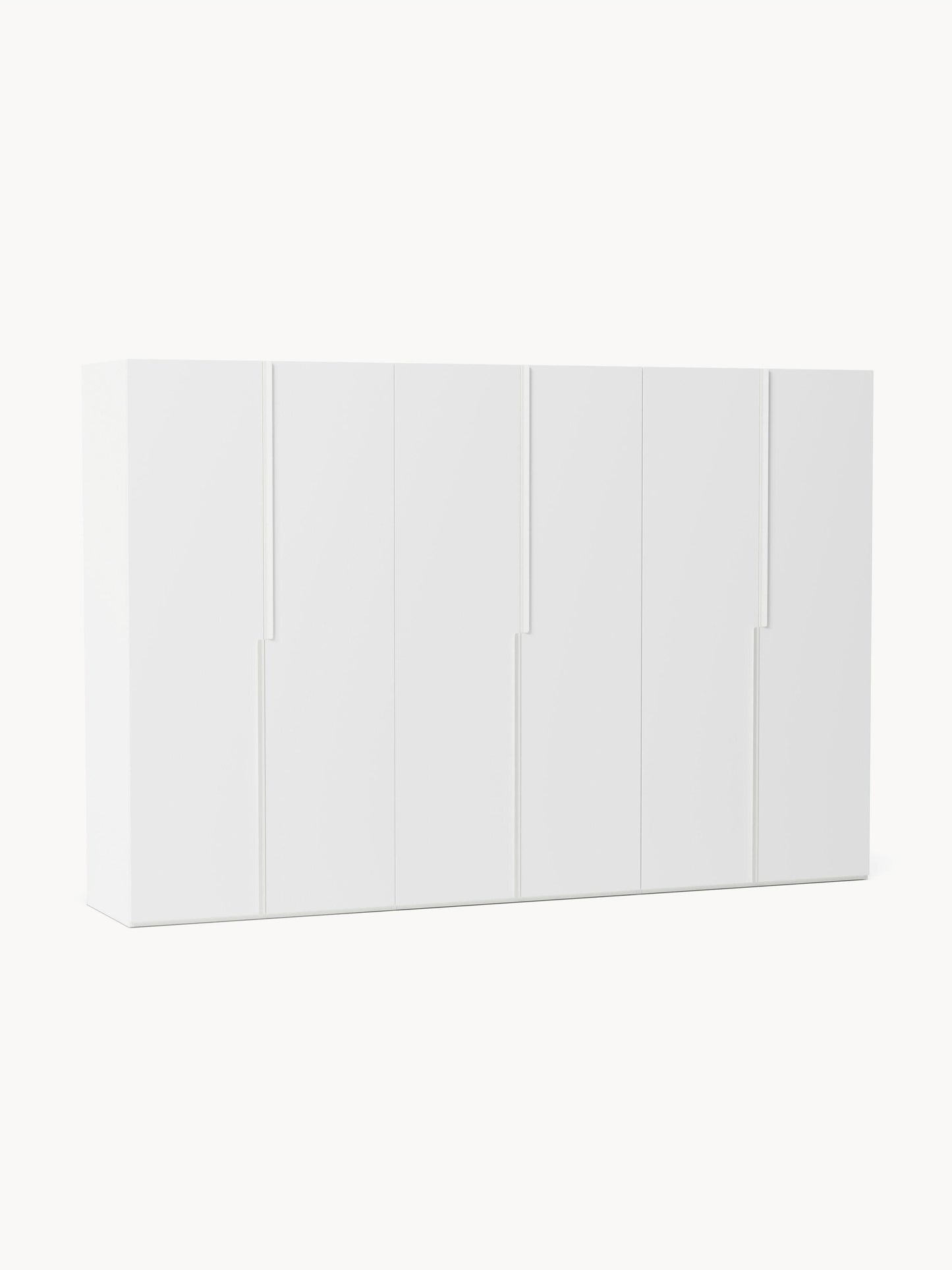 Leon Modular Hinged-Door Wardrobe, 300 cm Wide, in Various Sizes
