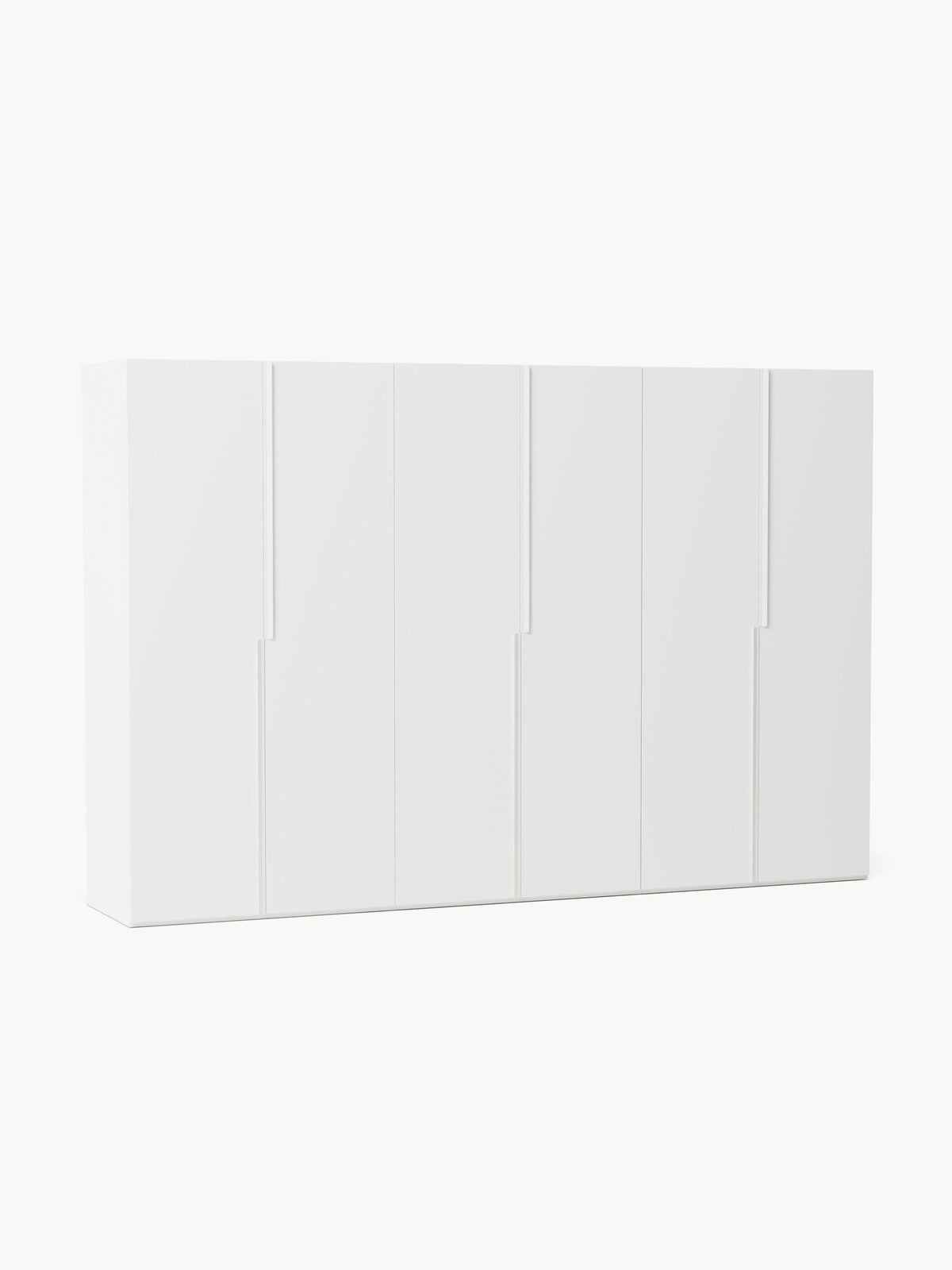 Leon Modular Hinged-Door Wardrobe, 300 cm Wide, in Various Sizes