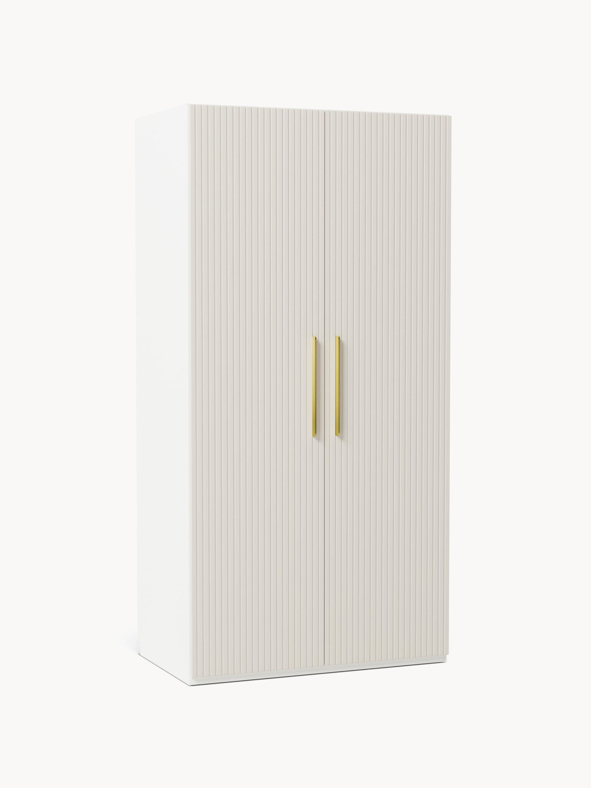 Simone Modular Hinged-Door Wardrobe, 100 cm Wide, in Various Sizes