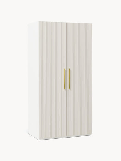 Simone Modular Hinged-Door Wardrobe, 100 cm Wide, in Various Sizes