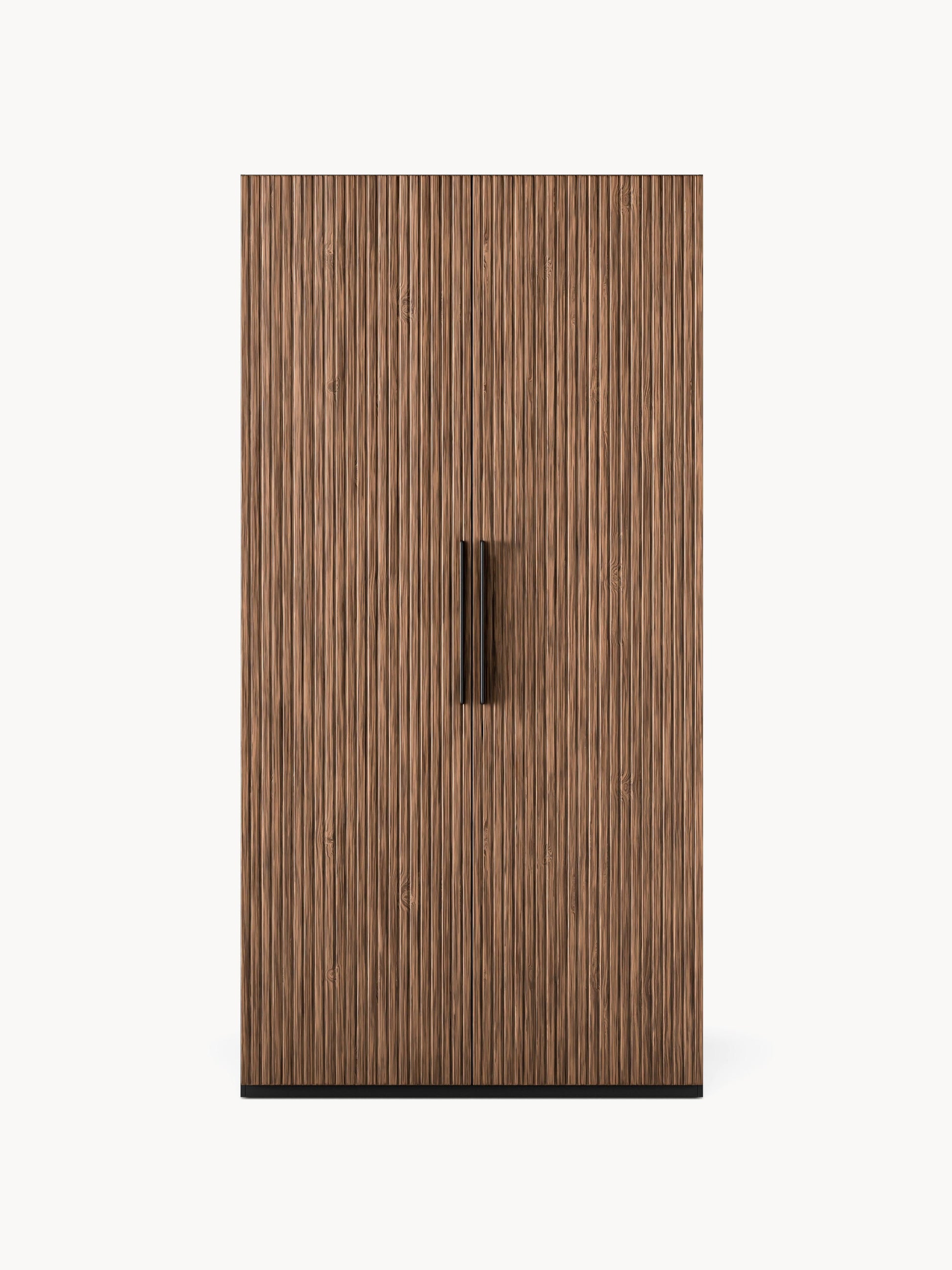 Simone Modular Hinged-Door Wardrobe, 100 cm Wide, in Various Sizes